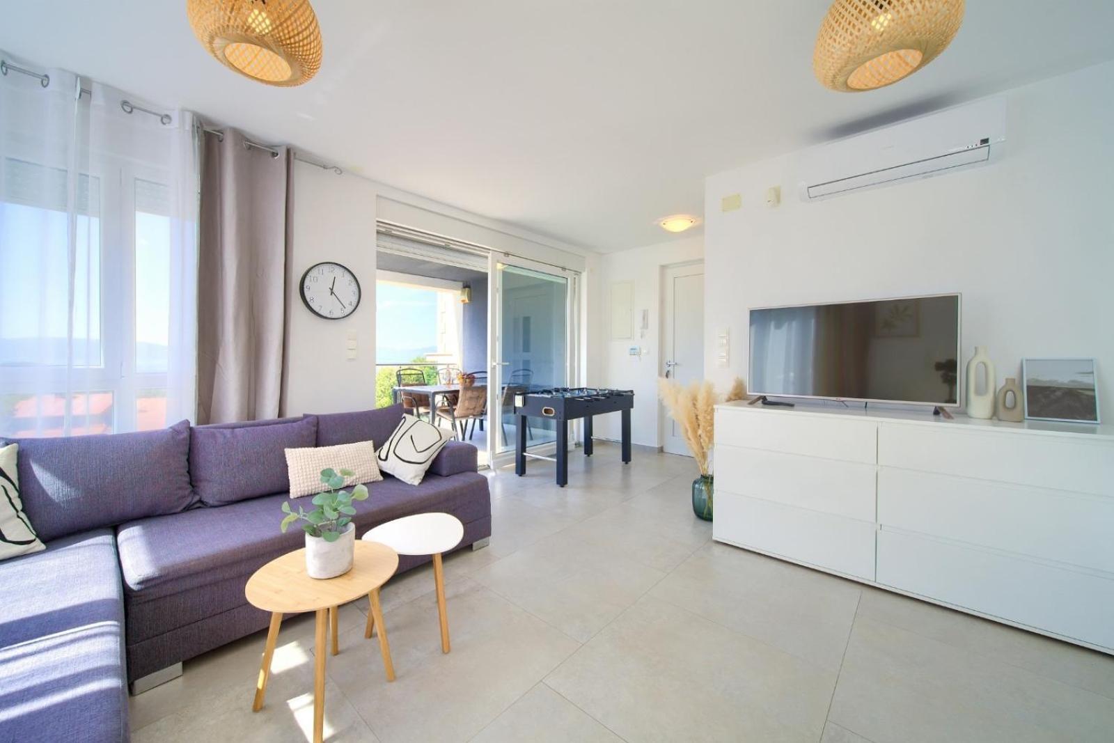 Apartment Sasso Bianco With The Private Pool Njivice Exteriör bild
